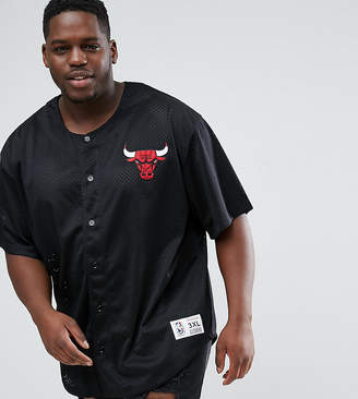 Mitchell & Ness Plus Chicago Bulls Mesh T-Shirt Nba Mesh T-Shirt