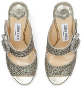 Thumbnail for your product : Jimmy Choo Saf glitter-embellished 85mm sandals