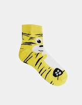 Thumbnail for your product : ASOS Tiger Ankle Socks