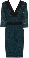 Thumbnail for your product : Little Mistress Womens/Ladies Lace Applique Bodycon Dress (14) (Green)