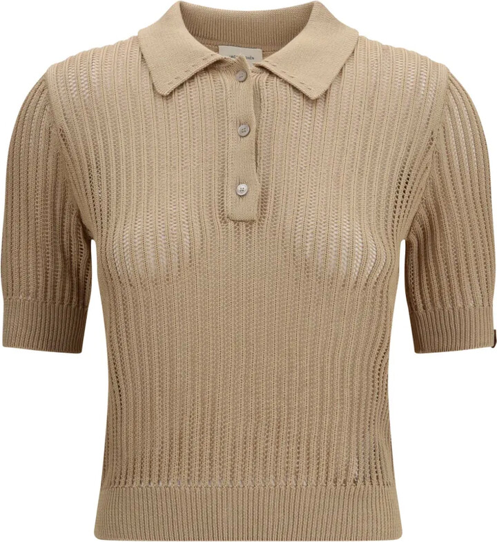 Jacob Cohen Ribbed Button Polo Shirt