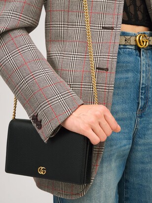 Gucci Gg Marmont Leather Mini Chain Wallet - ShopStyle