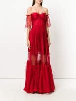 Thumbnail for your product : Maria Lucia Hohan off shoulder bodice dress