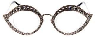 Gucci 2017 Embellished Cat-Eye Sunglasses