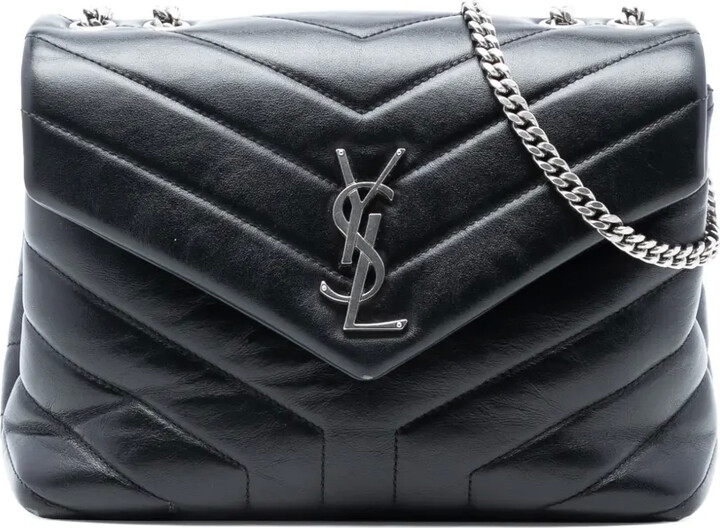 Saint Laurent Pre-Owned 2016 Small Quilted Leather Monogram LouLou shoulder bag