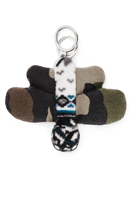 Loewe Luxury Dragonfly charm in upcycled textile and calfskin
