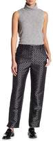 Thumbnail for your product : NATIVE YOUTH Metallic Jacquard Cigarette Pants