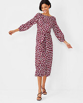 Thumbnail for your product : Ann Taylor Floral Tie Waist Midi Dress