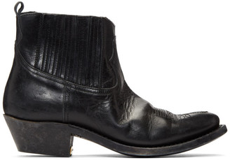 golden goose black boots
