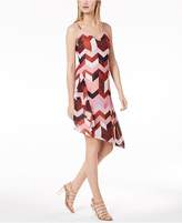 Thumbnail for your product : Bar III Geometric-Print Layered Slip Dress, Created for Macy's
