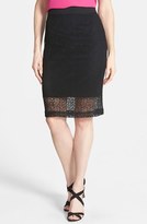 Thumbnail for your product : Halogen 'Avalon' Lace Pencil Skirt