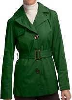 Thumbnail for your product : Ellen Tracy Outerwear Belted Mini Trench Coat (For Women)