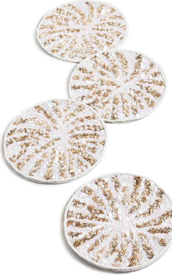 Kim Seybert Fireworks Coaster Set of 4
