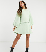 Thumbnail for your product : NATIVE YOUTH oversized smock dress in diamond quilting