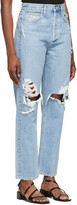 Thumbnail for your product : AGOLDE Blue '90s Mid-Rise Loose-Fit Jeans