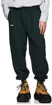 Thumbnail for your product : Vetements Men's Logo Cotton-Blend Fleece Inside-Out Sweatpants - Dk. Green