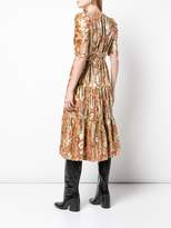 Thumbnail for your product : Ulla Johnson floral embroidered midi dress