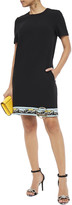 Thumbnail for your product : Emilio Pucci Printed Satin Twill-trimmed Wool-blend Mini Dress