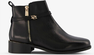 Dune Pap leather ankle boots