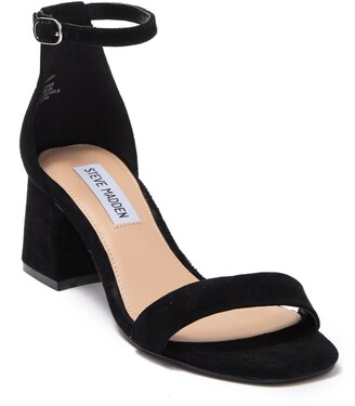 steve madden black sandals heels