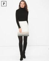 Thumbnail for your product : White House Black Market Petite Embroidered Ombre Boot Skirt