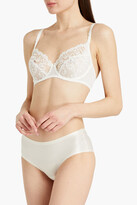 Thumbnail for your product : Wacoal Decadence lace-paneled stretch-mesh balconette bra