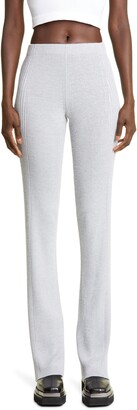 Dion Lee Light Reflective Ribbed Flare Pants
