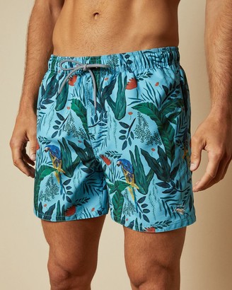 Ted Baker Parrot Print Swim Shorts