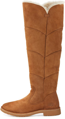 UGG Sibley Shearling Over-the-Knee Boot, Chestnut