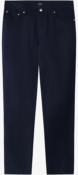 Hackett Mens Old Navy Tapered-Leg Mid-Rise Stretch-Denim Jeans 36