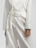 Thumbnail for your product : DKNY Pure Wide Leg Pant With Self Belt