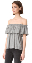 Thumbnail for your product : Current/Elliott The Ruffle Top