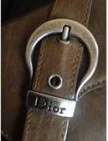 Thumbnail for your product : Christian Dior Brown Leather Wallet