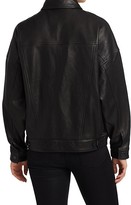 Thumbnail for your product : J Brand Drew Oversized Leather Jacket