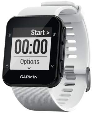 Garmin Unisex Forerunner 35 White Silicone Strap Smart Watch 41mm