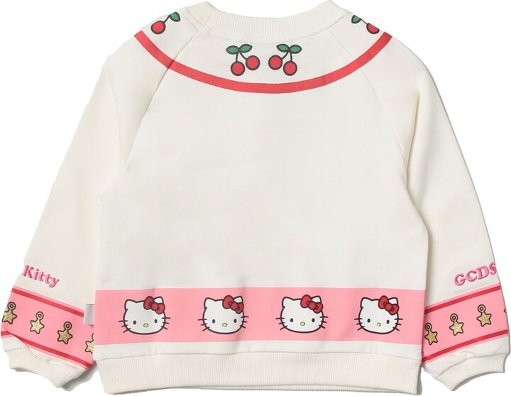 GCDS Kids Hello Kitty Pritned Crewneck Sweatshirt - ShopStyle
