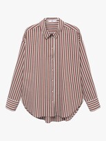 Thumbnail for your product : MANGO Striped Cotton Blend Shirt