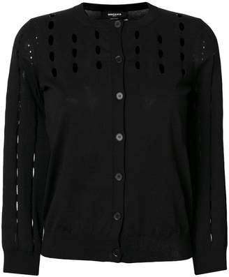 Rochas perforated cardigan