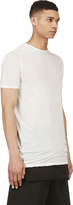 Thumbnail for your product : Rick Owens White Overlong Level T-Shirt
