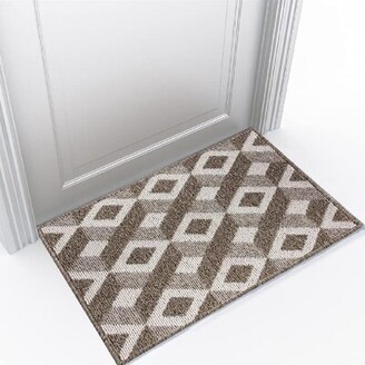 DEXI Door Mat Indoor Doormat Rug Inside Entryway Rugs Non-Slip Low Profile  Washable