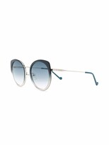 Thumbnail for your product : Liu Jo Round-Frame Gradient Sunglasses