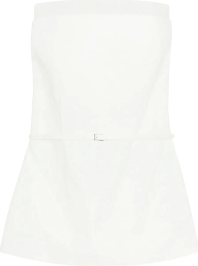 Gia Studios Belted Bandeau Top