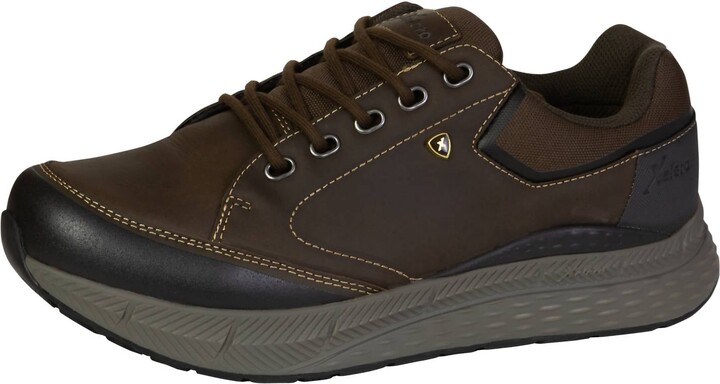 Xelero Men's Zurich Shoes In Brown Leather
