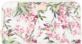 Thumbnail for your product : Dolce & Gabbana White Patent Leather Floral Continental Wallet