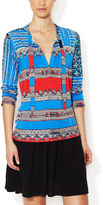 Thumbnail for your product : Plenty by Tracy Reese Tie Neck Blouse