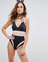 Thumbnail for your product : Evil Twin Illusion Mesh Swimsuit