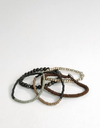 ICON BRAND Mixed Beaded Bracelet Pack