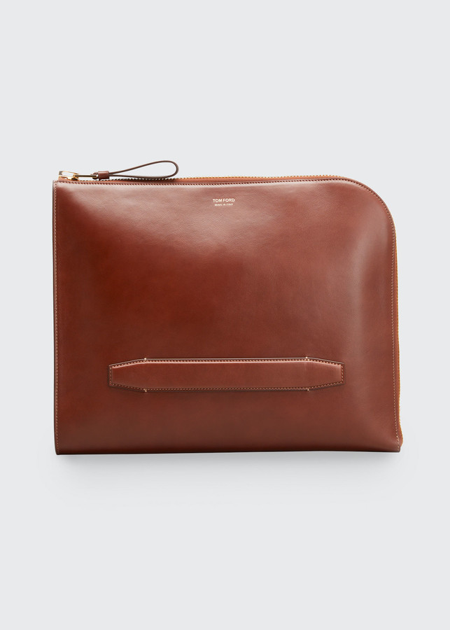 mens leather portfolio case