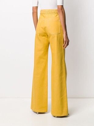 Marc Jacobs Braided Detail Wide-Leg Trousers