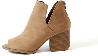 Qupid Core Side Cut Bootie